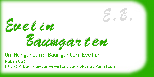 evelin baumgarten business card